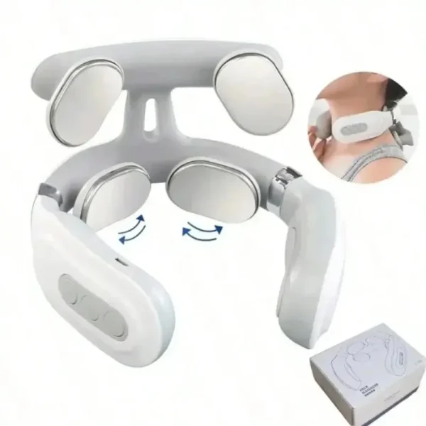 USB Rechargeable Neck Massager with Heat Function