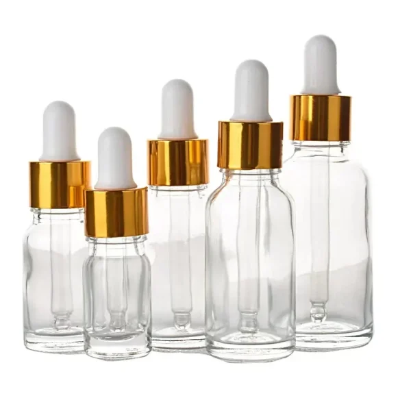 28pcs Empty Glass Dropper Bottles for Essential Oils