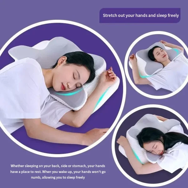 New Butterfly Outline Neck Pillow Foam Cervical