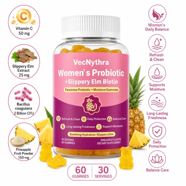 VecNythra Women's Probiotic Gummies